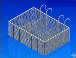 washing degreasing wire baskets