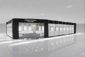 3d Design Of Famous Brand Jewelry Display Stores For Watch Or Luxury Jewelry