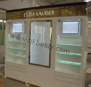 estee lauder display showcases store shopping mall