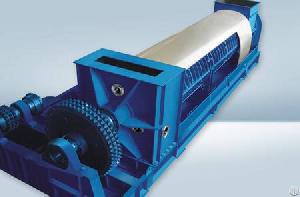 paper pulp dewatering screw press