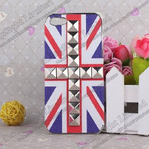 Bling Diamond 3d Metal Nail Hard Case For Iphone 5