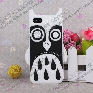 Fashion Cute Lovely Dog Pattern Silicone Cases Cover For Iphone 5