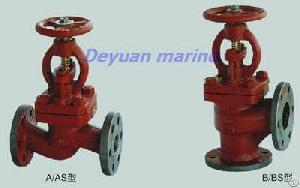 marine cast iron flanged stop check valves