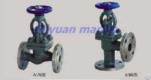 marine cast steel flanged globe valves