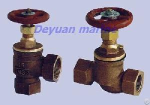 marine female thread bronze stop valve