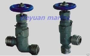 marine forged steel male thread stop valve