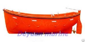 open fall life boat