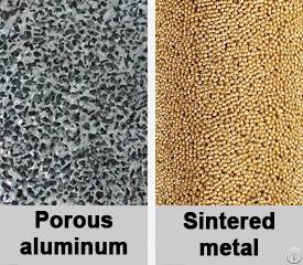 Porous Aluminum Is Not Sintered Aluminum