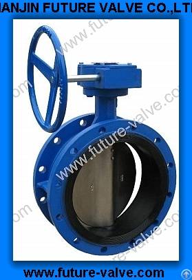 Double Flanged Short Type Butterfly Valve