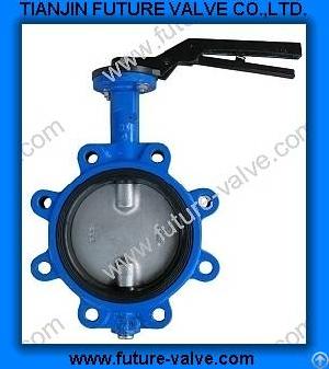 Lug Type Butterfly Valve With Two Stems