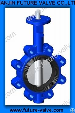 lug butterfly valve linked rubber