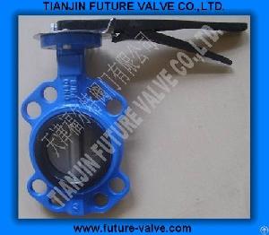 multi drilling centerline wafer butterfly valve