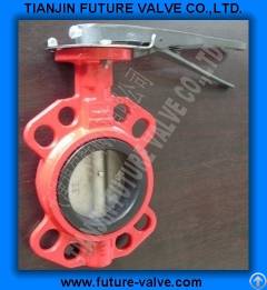 Multi Drilling Wafer Type Butterfly Valve Di Body