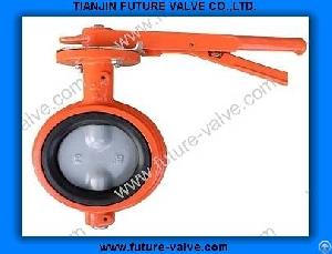 Pinless Wafter Type Butterfly Valve With Two Stems