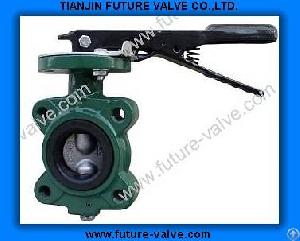 Short Neck Lug Type Butterfly Valve With Two Stems