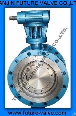 triple offset flanged butterfly valve