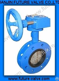 U-section Wafer Type Flanged Butterfly Valve