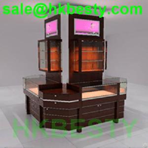 Cute And Fancy Jewelry Display Kiosk And Shopping Mall Design