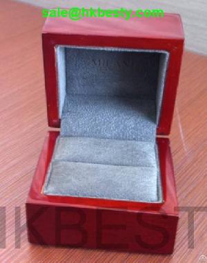 Fine Quality Cherry Wood Jewelry Ring Display Box