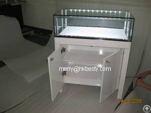Jewellery Display Case In Glossy White Finish