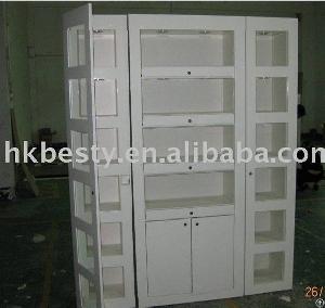 led light pandora wall cabinet glossy finish