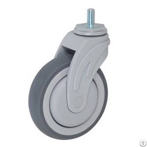 thread stem medical caster wheel