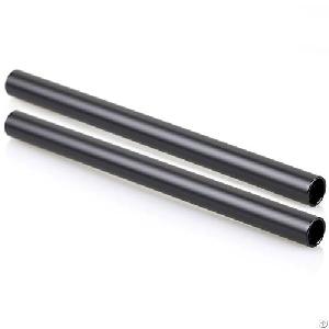 2pcs Black Aluminum Alloy 15mm Rod 25cm 10inch