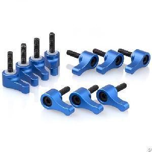 Blue Wingnut W / M5 Thread 19mm 10pcs