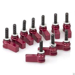 Red Ratchet Wingnut With M5 Thread 10pcs