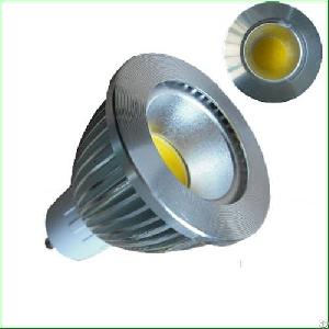 ledsion dimmable gu10 cob 5w led spotlight ce rohs listed