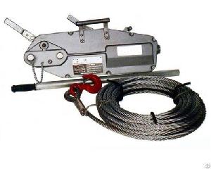 wire rope pulling winches instruction