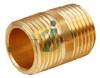 brass close nipple