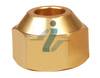 brass flare short nut