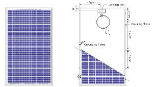 poly crystalline solar panel 180 280w cssp180