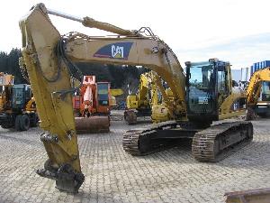 caterpillar track excavator 320cl build 2003 4200hrs coupler condition