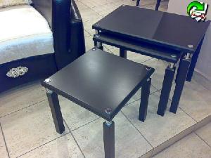 Nesting Table Mdf Wood And Stainless Steel, Any Color And #304 S Available, All Peaces Are Portable.