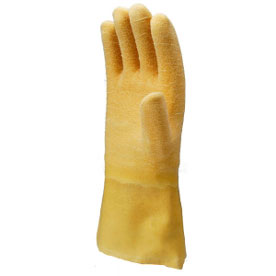 Natural Rubber Coated Work Gloves With Cotton Woven And Knitted Ma-3121