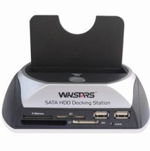 sata hdd docking station w card reader hub