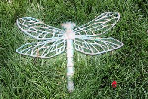 Cast Iron Butterfly Statue