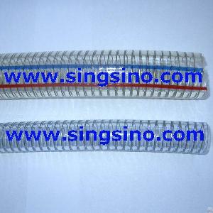 pvc spiral steel wire reinforced suction hose