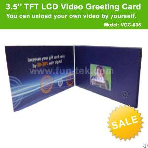 3.5 Inch Tft Lcd Screen Video Advertisng Players Greeting Card Paper Printing Brochures Vgc-035