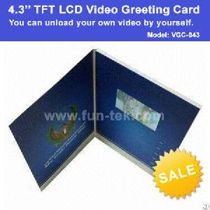 4 3 video greeting card mailer brochure booklet advertisement promotional