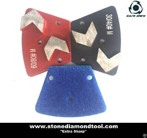 Arrow Segments Diamond Grinding Shoes