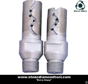 brazed finger bits diamond