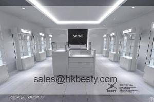 High Power Led Strip Light Jewelry Display Showcase In Shopping Mall Or Retail Store