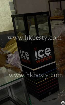 Ice Watch Display Tower With Silkscreen Logo And Colorfull Logo