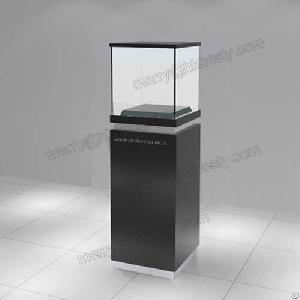 Black Display Showcase Clear Glasses