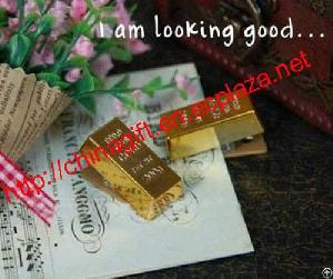 Gold Bullion / Gold Bar Design Magnet Clip