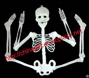 Inanfta Fluorescent Skeleton Halloween Toy