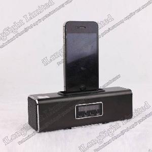 Portable Su-123 Stereo Speaker Support Tf Card, U Disk, Fm Radio For Iphone 3g 3gs 4 4s Pc And Mp3